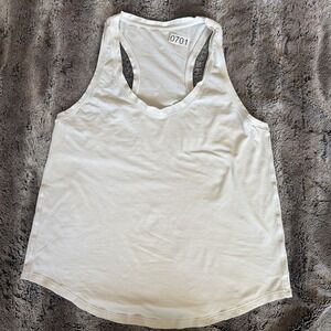 LuluLemon Love Activewear Tank Top Women size 8 Off White Gym Workout